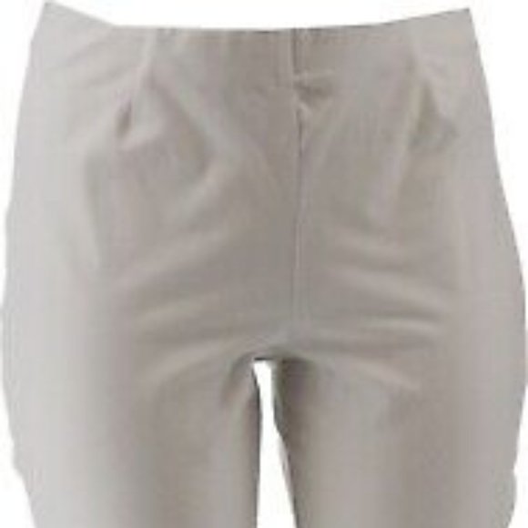 NWT WOMEN WITH CONTROL EVERYDAY WAIST ANKLE PANTS WHITE PXXS, PXS - Picture 5 of 11